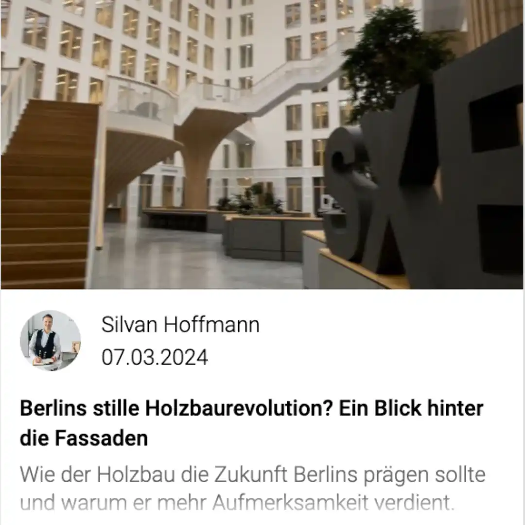 Berlins Stille Holzbaurevolution   Ein Blick Hinter Die Fassaden