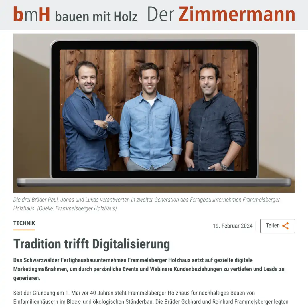 Tradition Trifft Digitalisierung